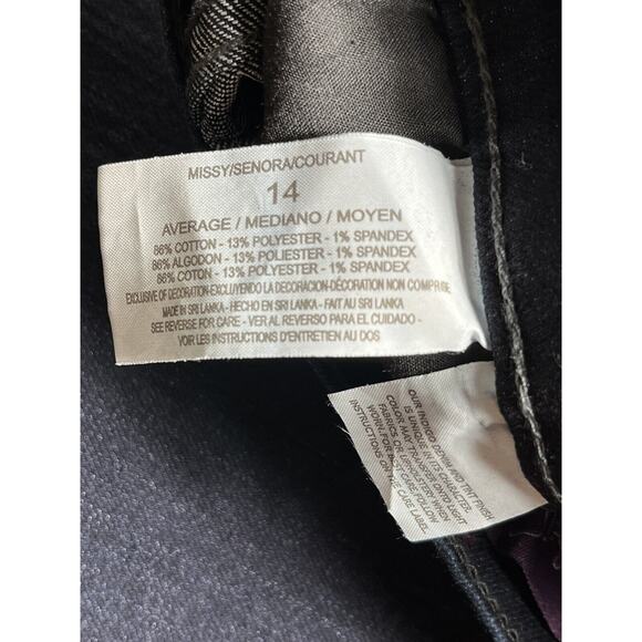 Gloria Vanderbilt Amanda Jeans Womens Size 14 Classic Tapered‎ Leg NWT - Picture 5 of 9